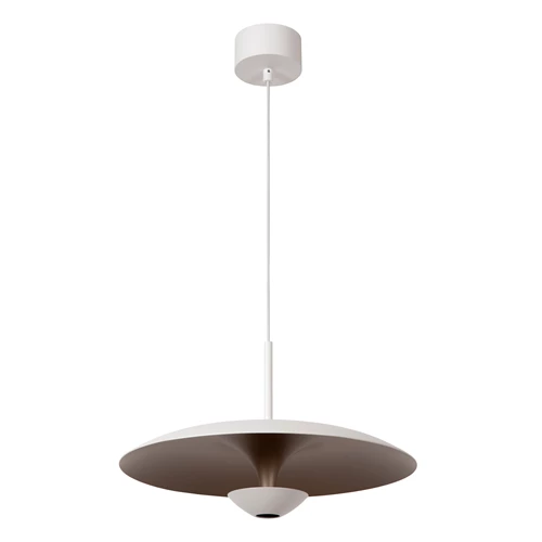 Lucide KENNETH - Pendant light - Ø 40 cm - LED Dim. - 1x12W 2700K - White | Premium - turned off
